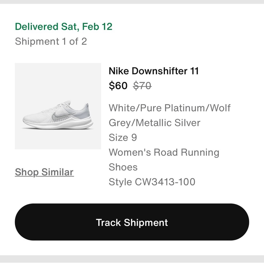 Nike Downshifter running shoe